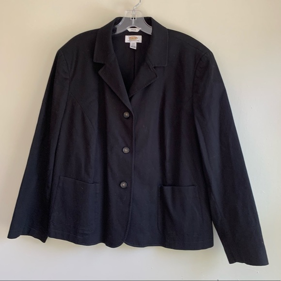 Talbots black jacket blazer size 20W - Picture 3 of 11